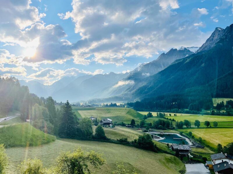 Pfitscher Tal Pfitsch Morgenstimmung Alpen Südtirol Alpenüberquerung Tegernsee Sterzing