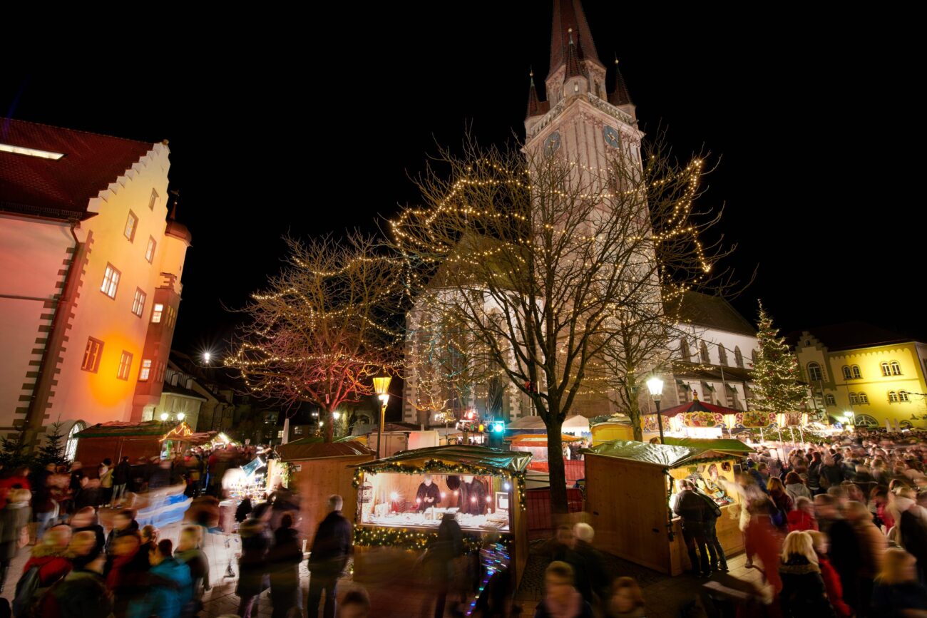 Weihnachtsmarkt Abend Radolfzell