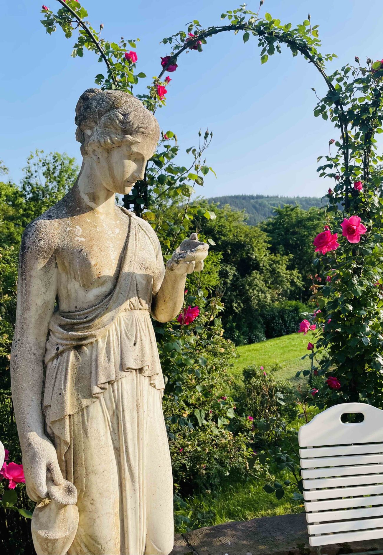 Rosenneuheitengarten Baden-Baden Skulptur